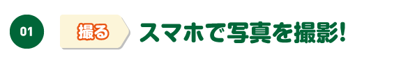 スマホで写真を撮影！